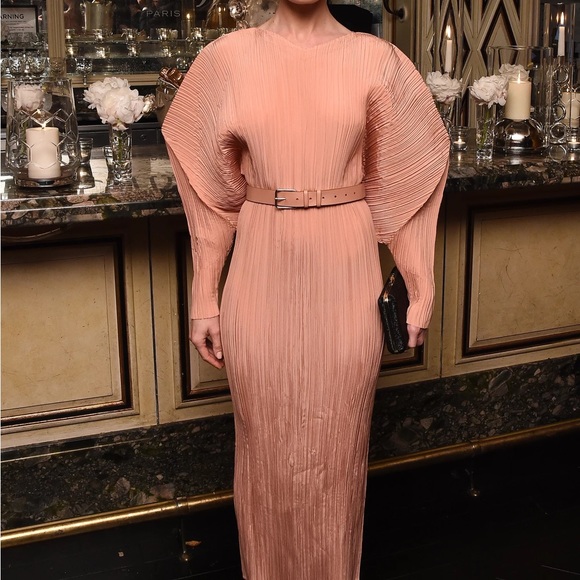 Jil Sander Archive Runway Barbie Pink Metallic Dress NWT - Picture 7 of 7